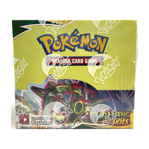 Pokemon - Evolving Skies - Booster Box (Skip the Line) Bounty på Topp Hit