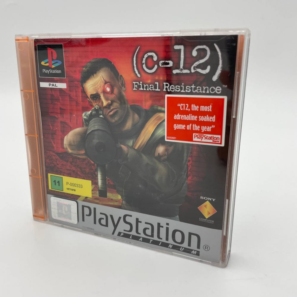 C-12: Final Resistance (Platinum) - Playstation 1 (PS1)