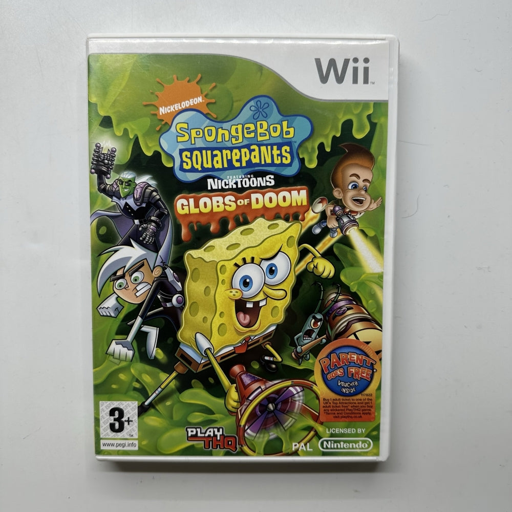 SpongeBob SquarePants featuring Nicktoons: Globs of Doom - Nintendo Wii
