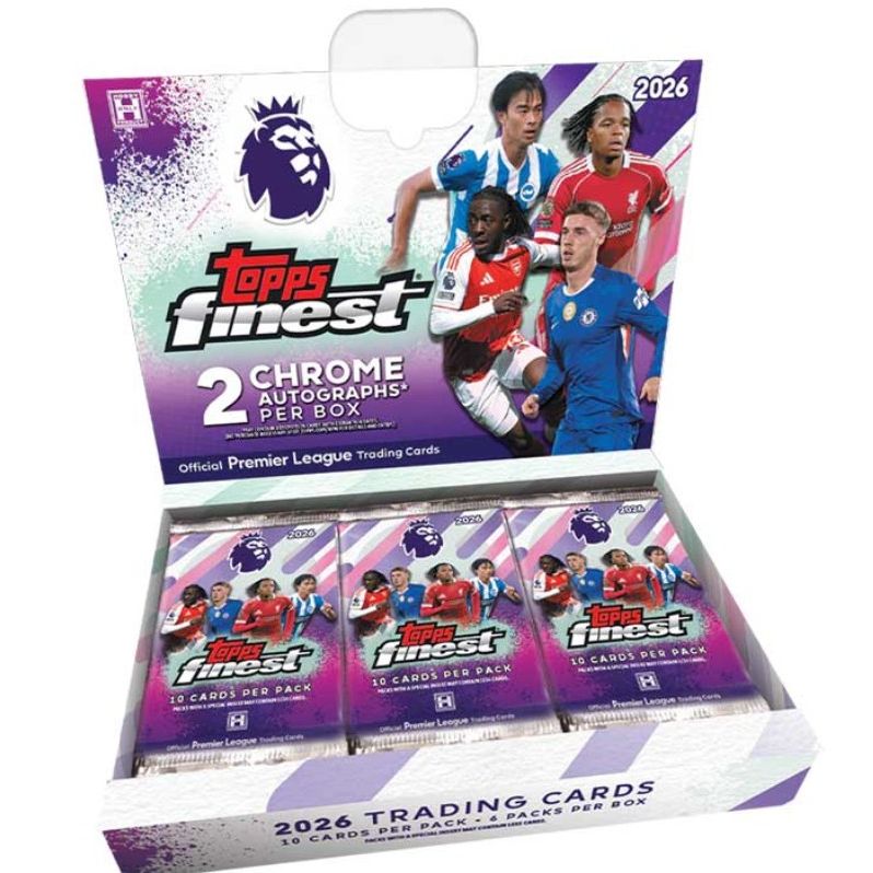 Box Break 29.05 - 2026 Topps Finest Premier League Football Wave 2 Hobby Boks (1/6 spots)