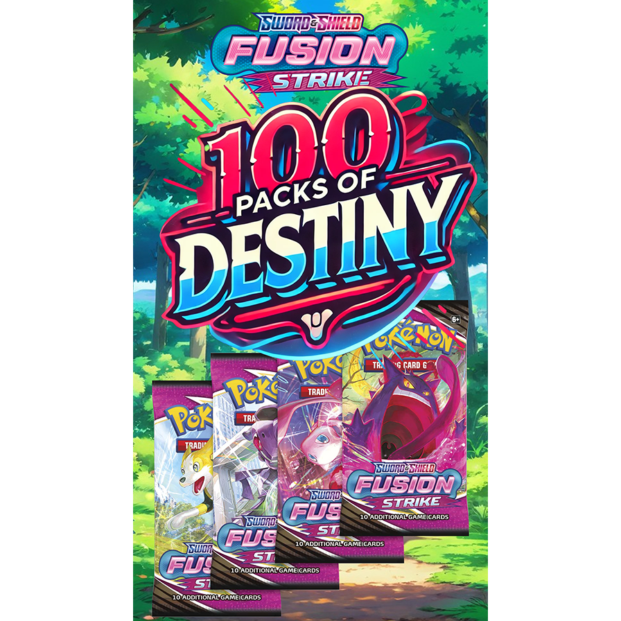 Pokemon - Fusion Strike - 100 Booster Packs - SPEED RUN