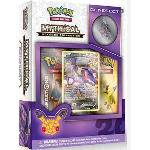 Pokemon - Generations - Mythical Collection med Genesect promokort og pin