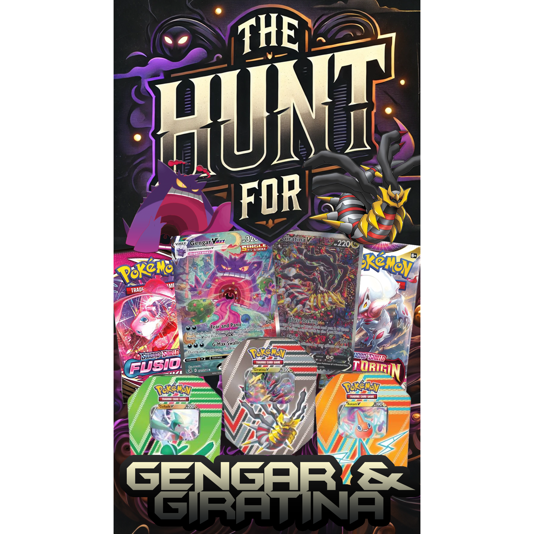 Pokemon - The Hunt for Gengar & Giratina (Hidden Potential Tin) Bounty