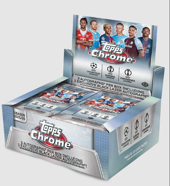 BOX BREAK 23.05 Topps Chrome UCC Season 2025/26 Jumbo Boks (1/12 spots)
