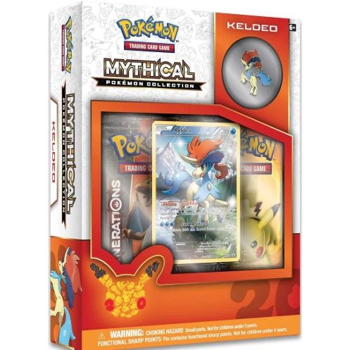 Pokemon - Generations - Mythical Collection med Keldeo promokort og pin