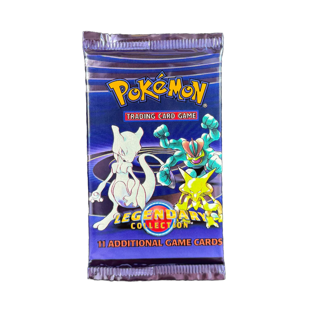 Pokemon - Legendary Collection - Booster Pack 21.04g MewTwo/Alakazam/Machamp Art