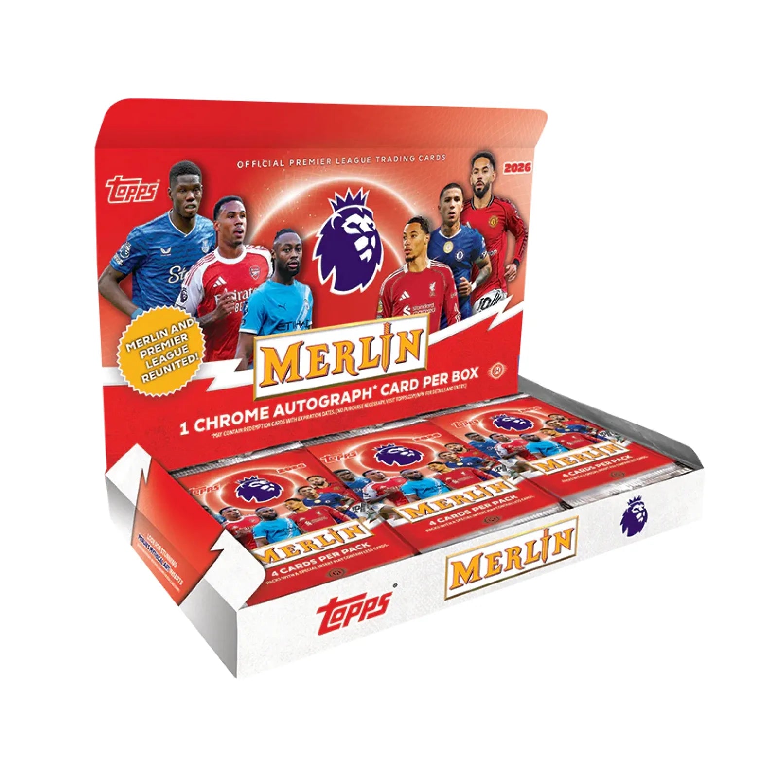 2026 Topps Merlin Premier League Hobby Box