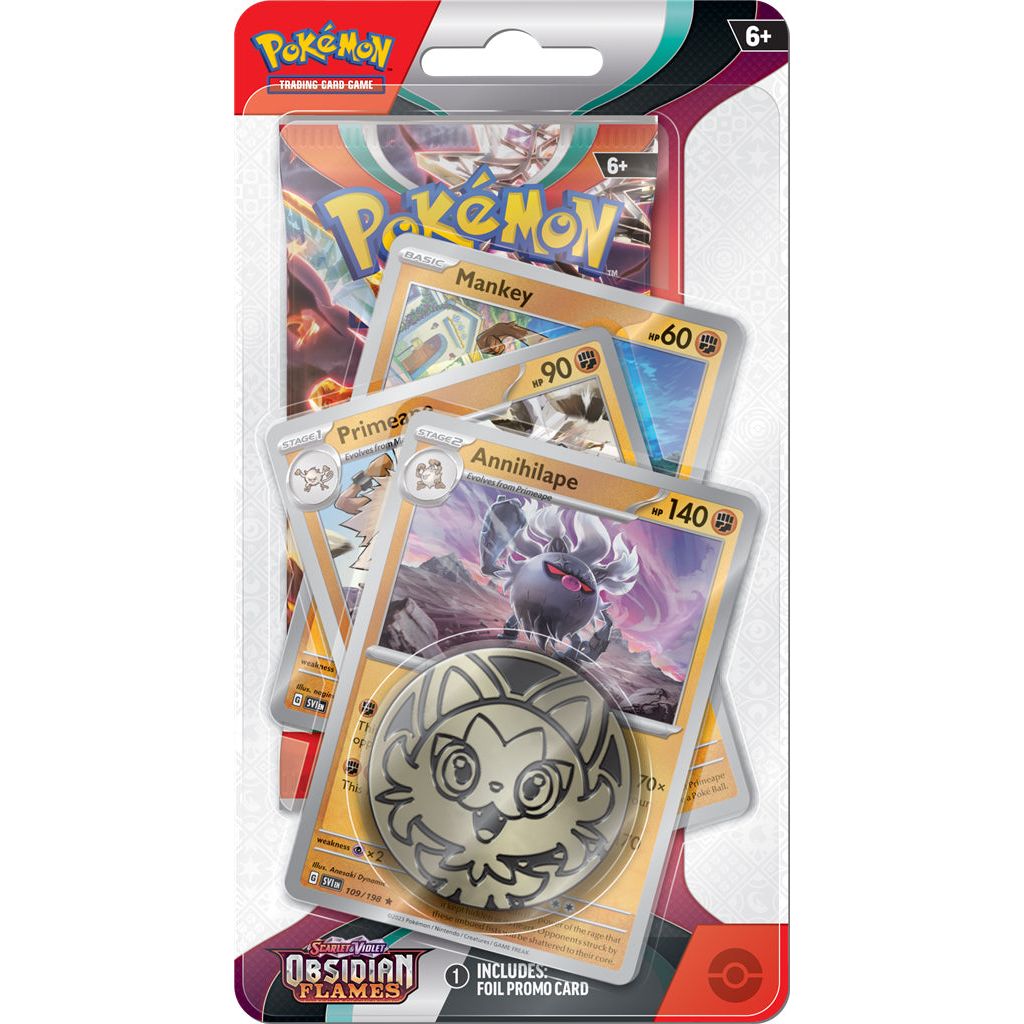 Pokemon - Obsidian Flames - Checklane Blister 1 Pack
