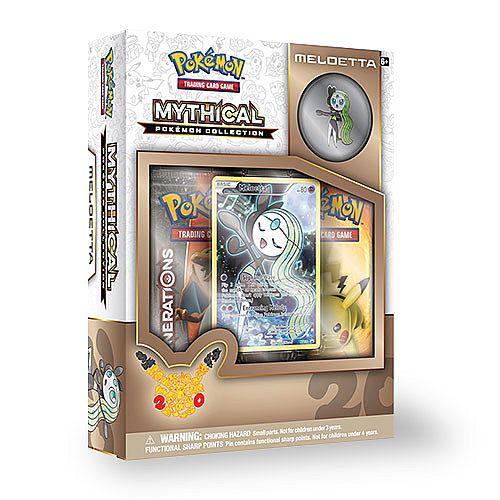 Pokemon - Generations - Mythical Collection med Meloetta promokort og pin