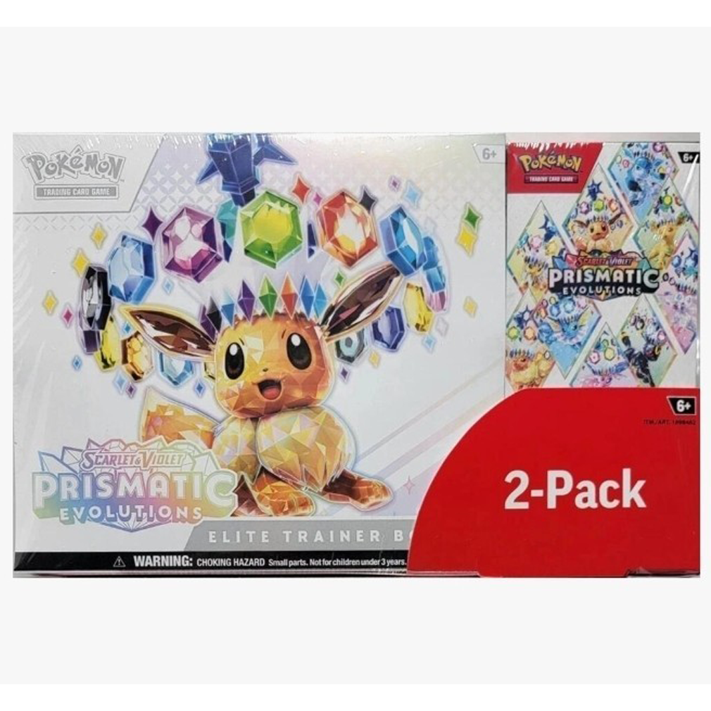 Pokemon - Prismatic Costco 2-Pack - ETB + Booster Bundle