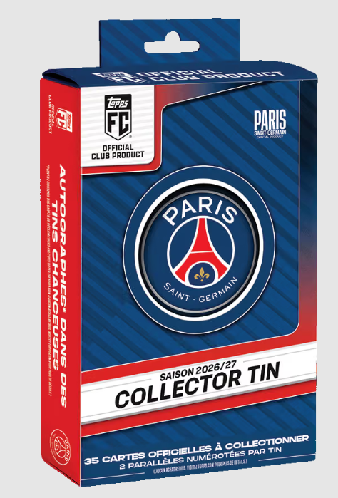 Topps Paris Saint-Germain Collector Tin 2027