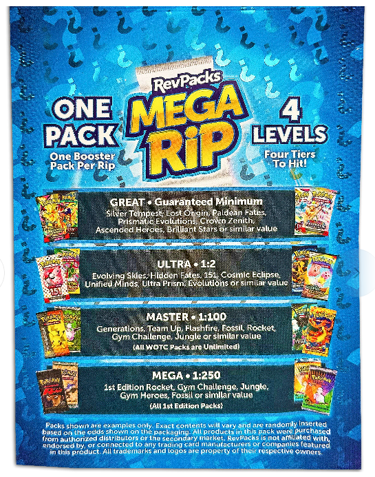 Pokemon RevPacks Mega Rip