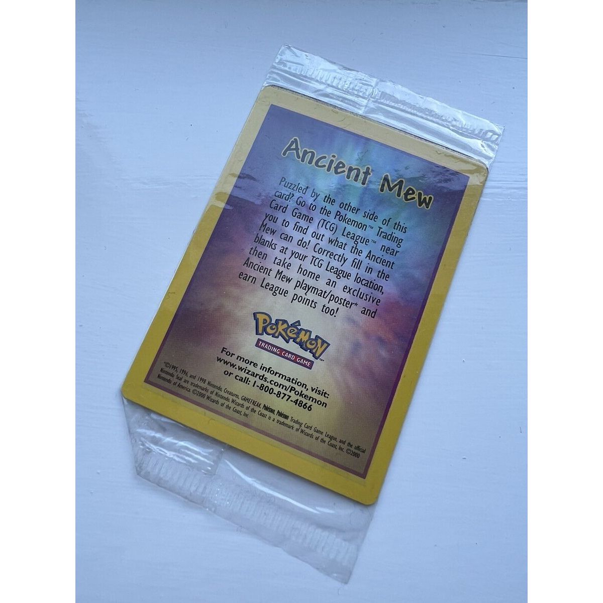 Ancient Mew Sealed Pokemon Ancient Mew Promo Card  2000  Sealed  Holo   Nintendo  Ungraded NM+