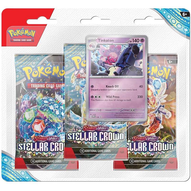 Pokemon - Stellar Crown - 3 Pack Blister