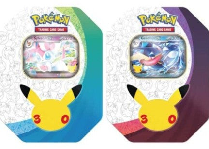 Pokemon - 30th Celebration - Ex Tin (Tilfeldig art)