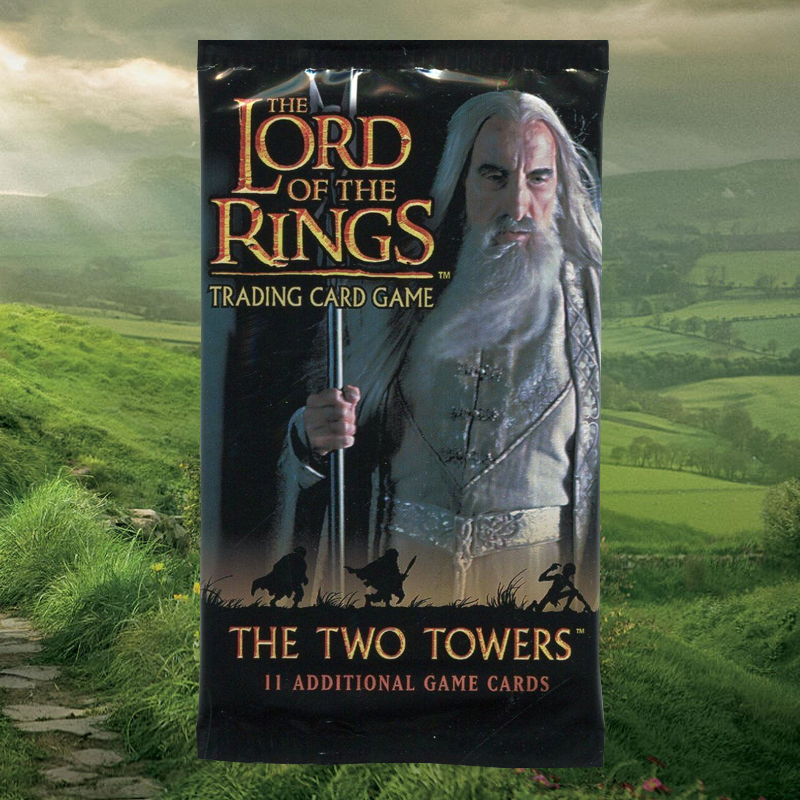 TCG Packs Lord Of The Rings TCG Two Towers Sealed Booster Pack - 11 Cards, English, Near Mint, Decipher Lord Of The Rings Playing Cards TCG Packs Lord Of The Rings TCG Two Towers Sealed Booster Pack - 11 Cards, English, Near Mint, Decipher Lord Of The Rings Playing Cards