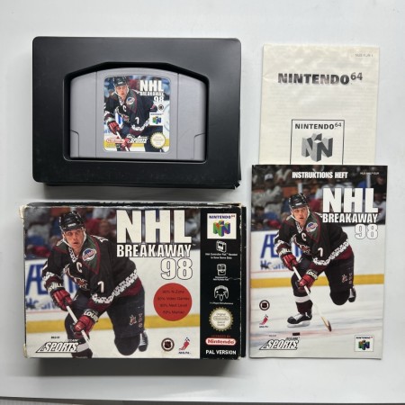 NHL Breakaway 98 i original eske til Nintendo 64