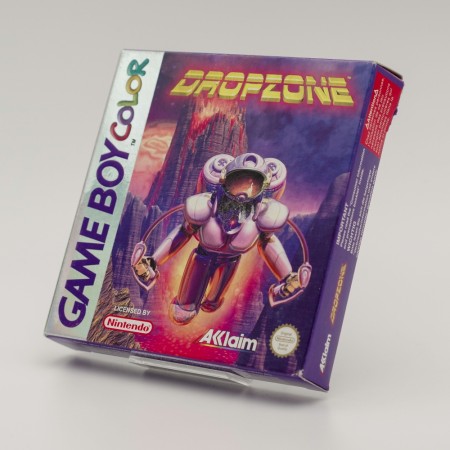 Dropzone i original eske til Game Boy Color
