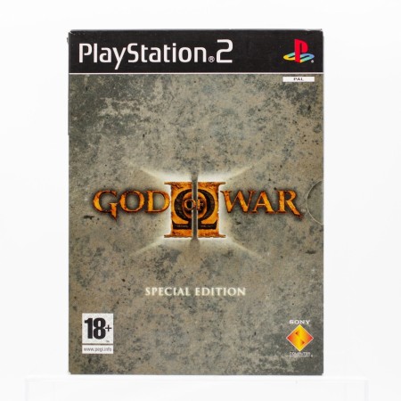 God of War II - Special Edition (Pappcover) til Playstation 2 (PS2). Komplett utgave i flott stand!