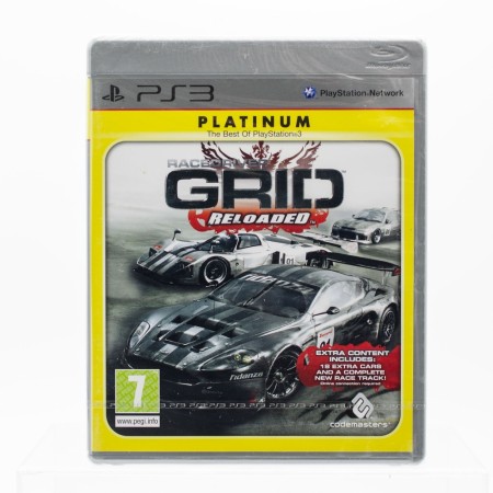 Race Driver : GRID Reloaded (PLATINUM) til Playstation 3 (PS3) ny i plast!