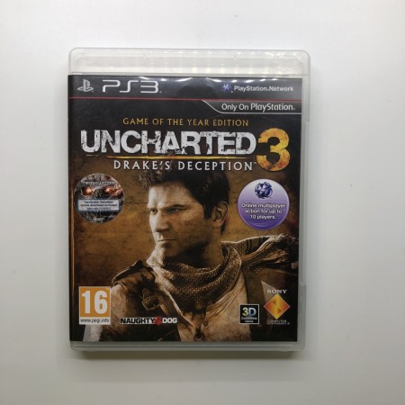Uncharted 3: Game of the Year Edition  til Playstation 3 (PS3)