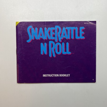 Snake Rattle N Roll SCN manual til Nintendo NES