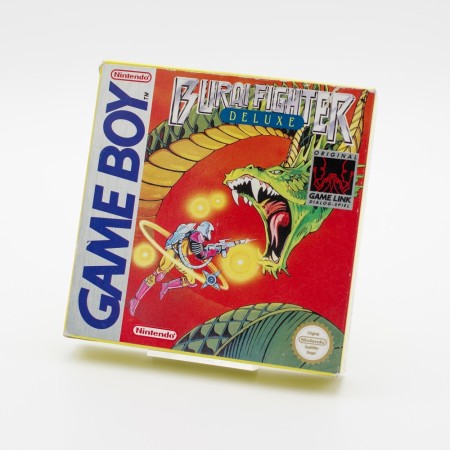 Burai Fighter Deluxe i original eske til Game Boy