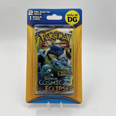 Pokemon DG Blister med 2 mini-packs + bonus-kort (Cosmic Eclipse i fronten)