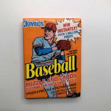 Baseball Puzzle and Cards fra 1990