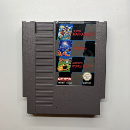 Super Mario Bros / Tetris / Nintendo World Cup til Nintendo NES 