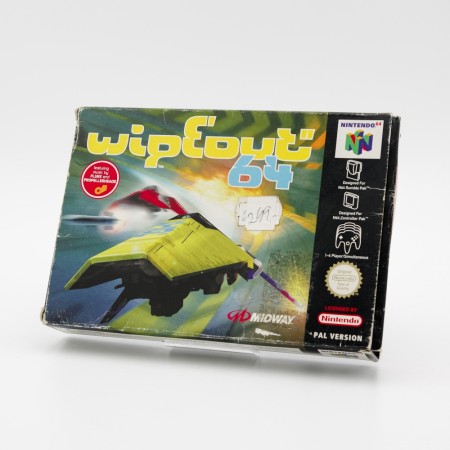 Wipeout 64 i original eske til Nintendo 64