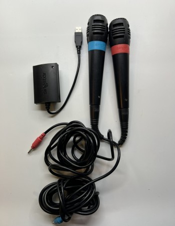 Singstar-mikrofoner kablet Playstation 2 og 3 (PS2 / PS3)