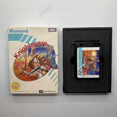Konami Knightmare til MSX (ROM Cartrige) med original eske