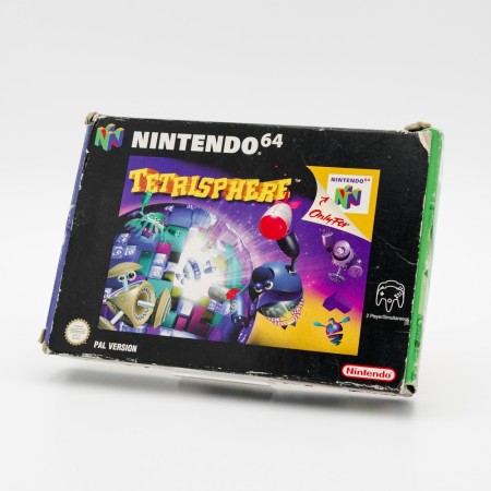 Tetrisphere i original eske til Nintendo 64