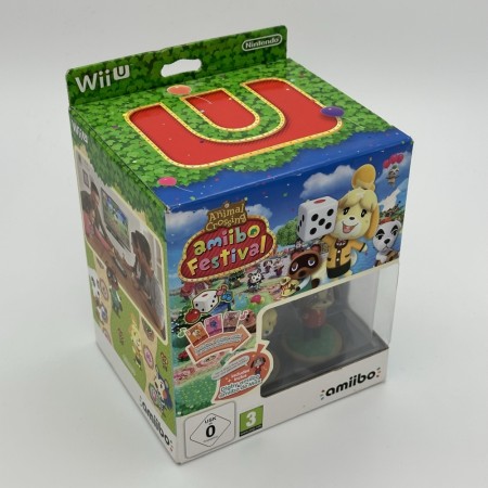 Animal Crossing Amiibo Festival Big Box til Nintendo Wii U med forseglet spill
