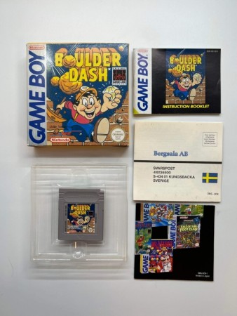 Boulder Dash komplett SCN utgave til Game Boy