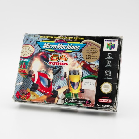 Micro Machines 64 Turbo i original eske til Nintendo 64