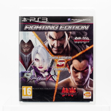 Fighting Edition: Tekken 6/Tekken Tag Tournament 2/SoulCalibur IV til Playstation 3 (PS3) ny i plast!