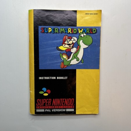 Super Mario World SCN manual til Super Nintendo SNES