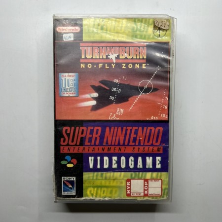 Turn And Burn No Fly Zone til Super Nintendo NES Utleieutgave
