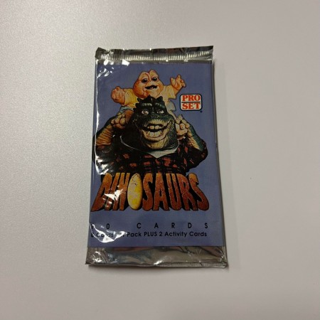 Dinosaurs 10 cards Booster Pack fra 1991