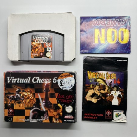 Virtual Chess 64 i original eske til Nintendo 64