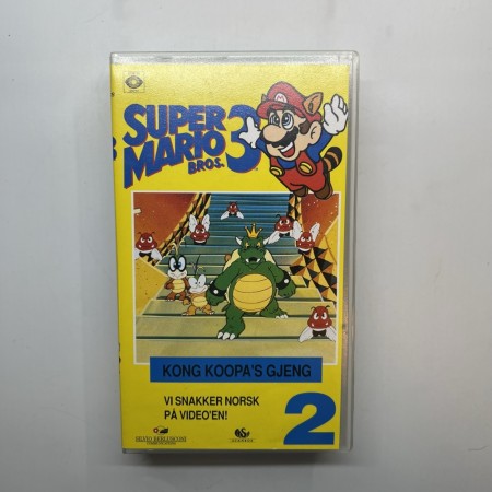 Super Mario Bros 3 Film nr.2  Kong Koopa's Gjeng VHS (Norsk utgave)