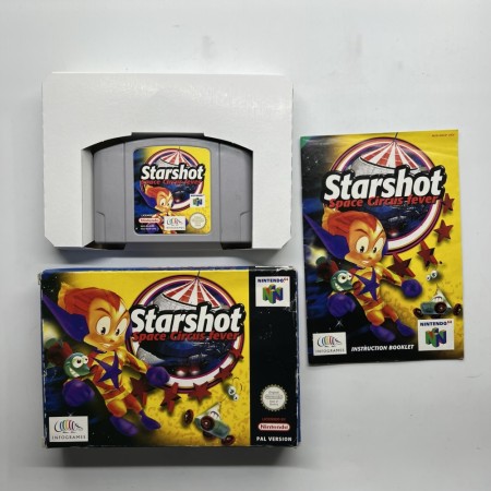 Starshot Space Circus Fever i original eske til Nintendo 64