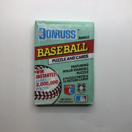 MLB Baseball Puzzle and Cards fra 1991