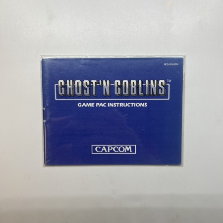 Ghost' N Goblins SCN manual til Nintendo NES