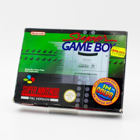 Super Game Boy Adapter i original eske til Super Nintendo SNES