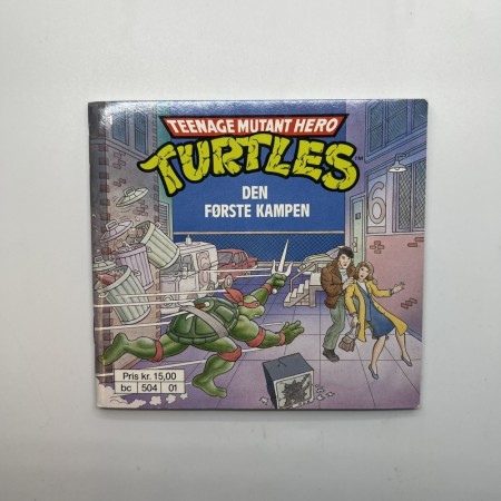 Teenage Mutant Ninja Turtles Den Første Kampen Tegneseriebok fra 1990