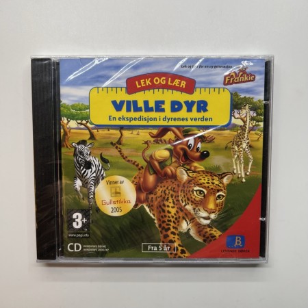 Lek & Lær Ville Dyr (En eksepedisjon i dyrenes verden) ny og forseglet til PC!