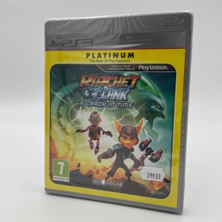 Ratchet & Clank A Crack in Time Ny i plast (Platinum) til Playstation 3 (PS3)